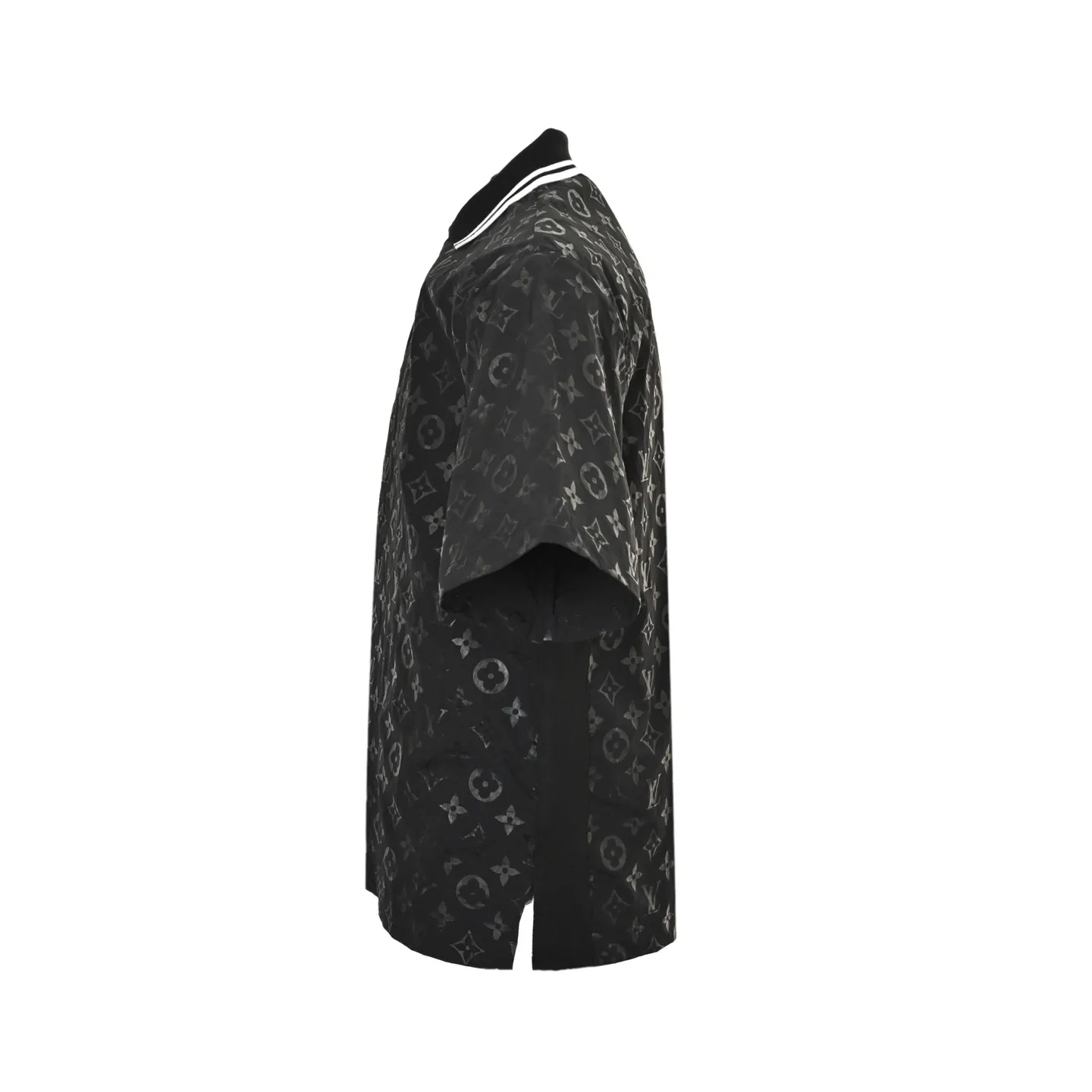 Louis Vuitton/Louis Vuitton 25ss old flower ripple jacquard suit short-sleeved shirt